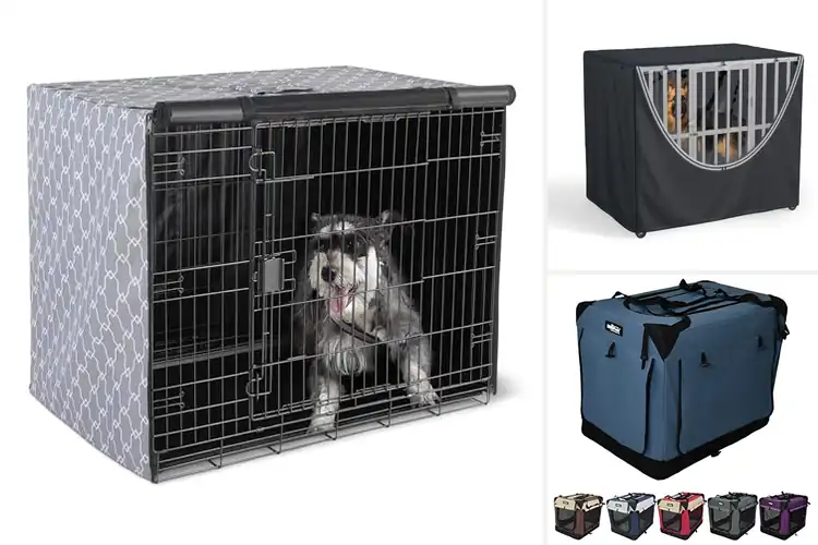 Detailed view of Best 4 Zippered Access Dog Crate Cover