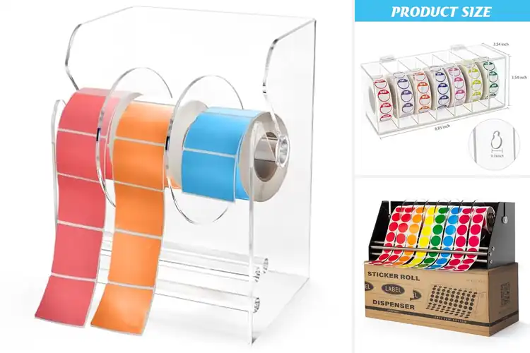 Detailed view of Best Acrylic Label Dispensers
