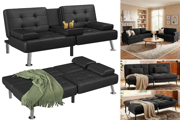 Detailed view of Best Black Futon Sets: Top 10 Picks for Stylish Comfort