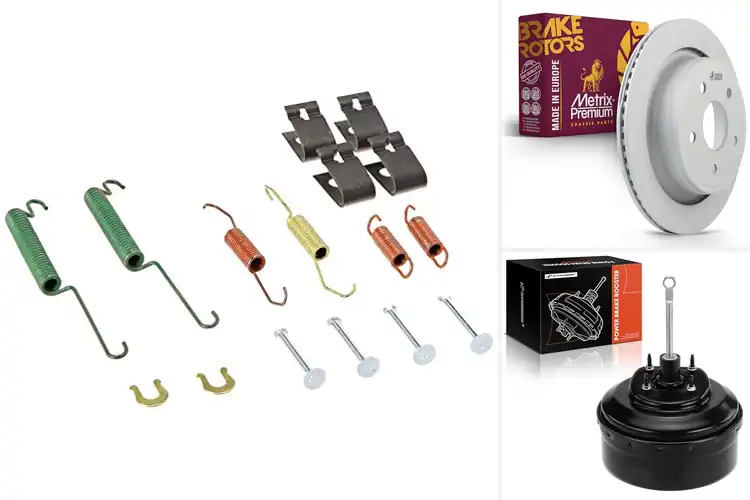 Detailed view of Best Brake System Components