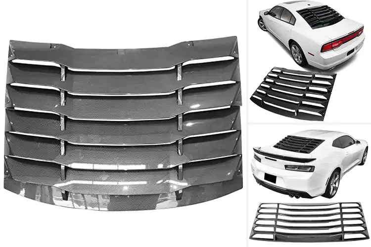 Detailed view of Best Carbon Fiber Louvers