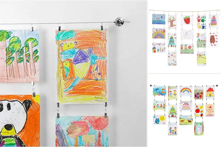 Detailed view of Best Clips For Children Art Display