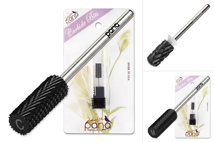 Detailed view of Best DLC Black Nail Bits for Smooth, Safe Nail Work