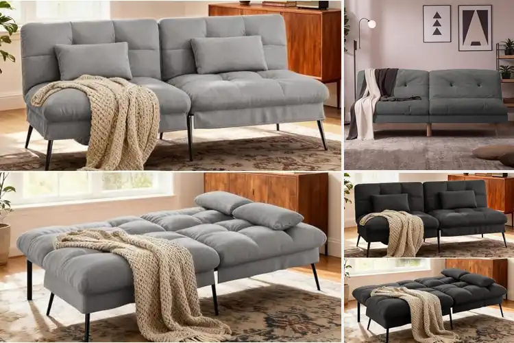 Detailed view of Best Fabric Futon Comfort
