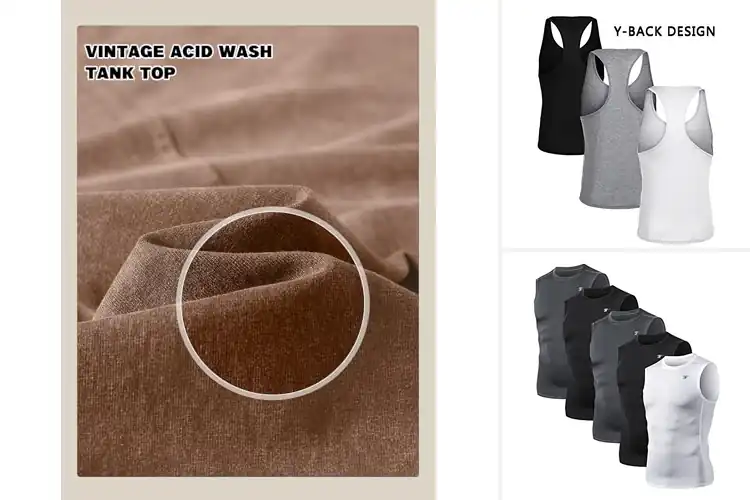 Detailed view of Best Gym Tank Tops