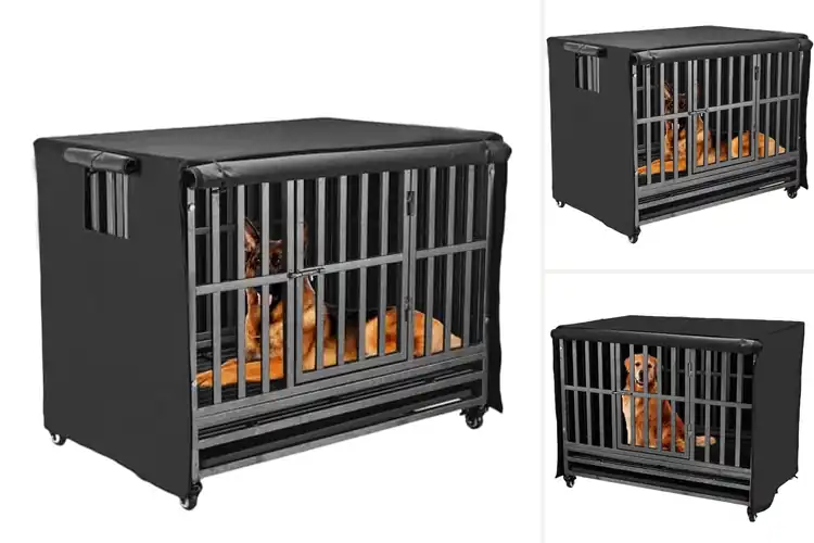 Detailed view of Best Heavy Duty 600D Polyester Dog Crate Cover