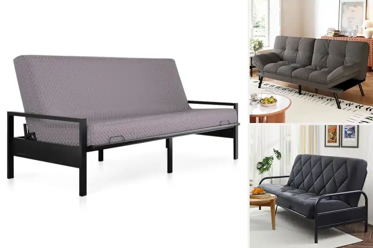 Detailed view of Best Memory Foam Comfort Futon