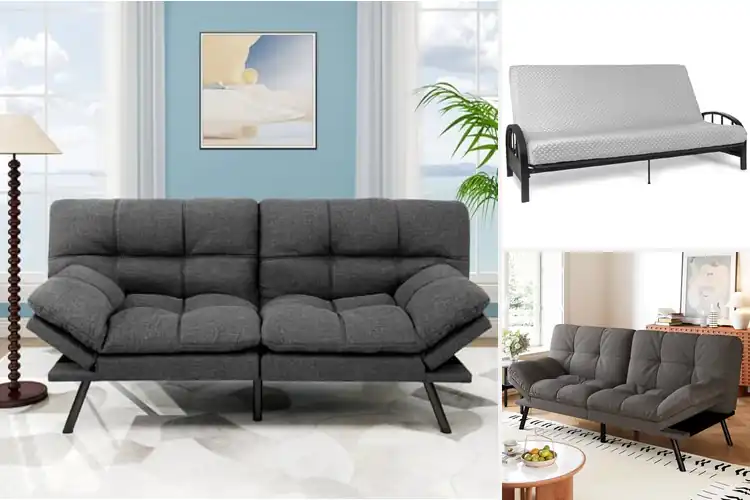 Detailed view of Best Memory Foam Futon