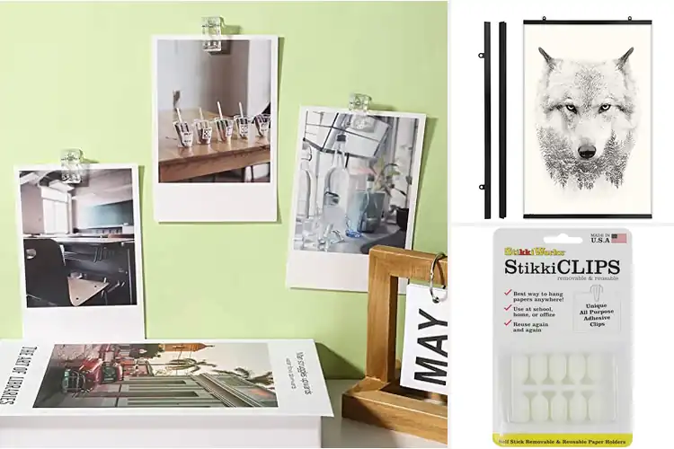Detailed view of Best Poster Hanging Clips: Secure & Stylish Wall Solutions