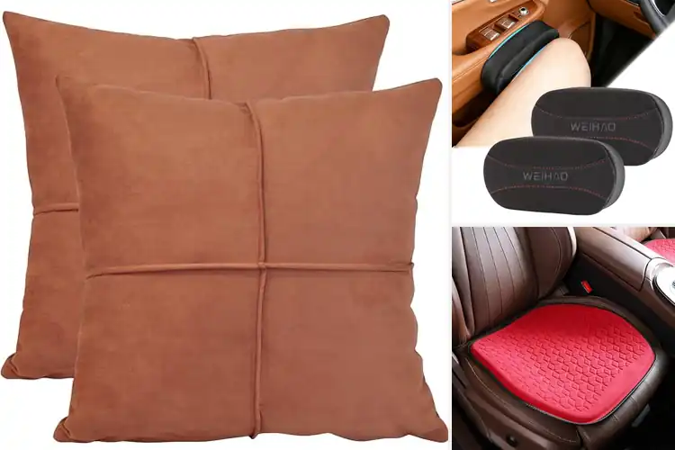 Detailed view of Best Suede Cushions for Soft, Stylish Seating Comfort