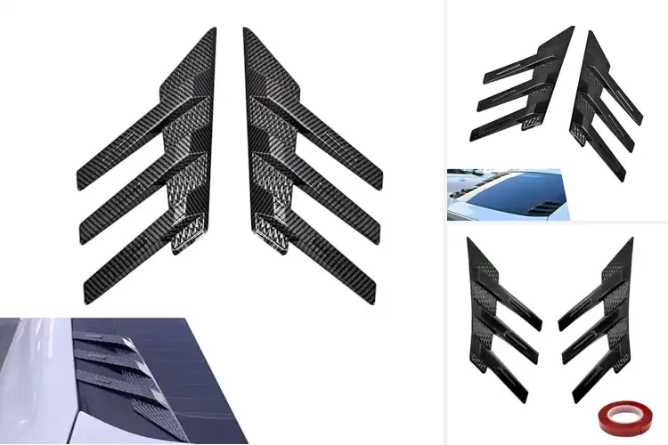 Detailed view of Best SUV Window Louvers