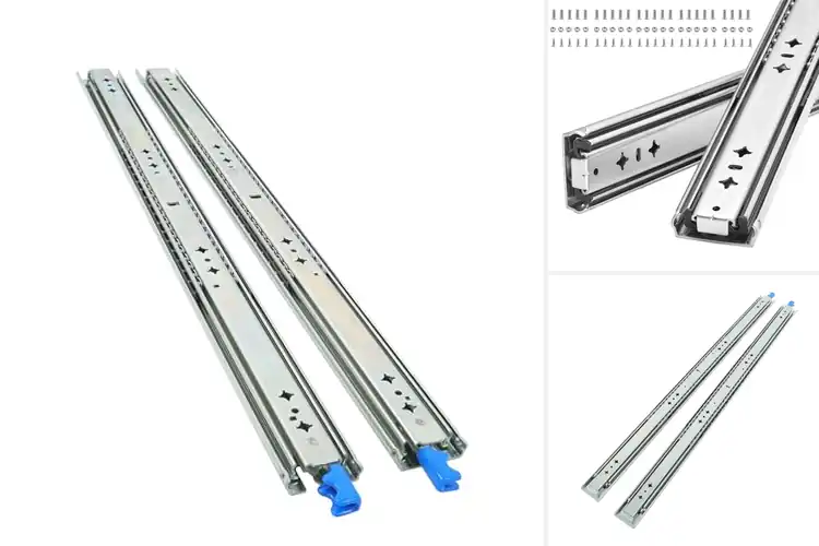 Detailed view of Best Three Stage Full Extension Drawer Slides