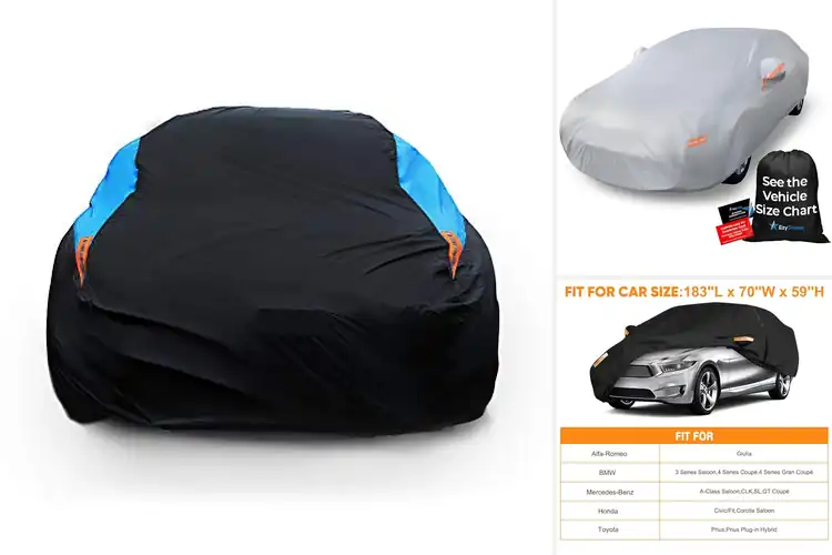 Detailed view of Best Waterproof Car Covers for Ultimate Protection