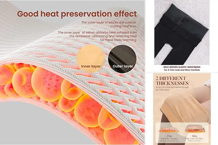 Detailed view of Best Winter Tights: Stay Warm, Stylish, and Cozy All Season